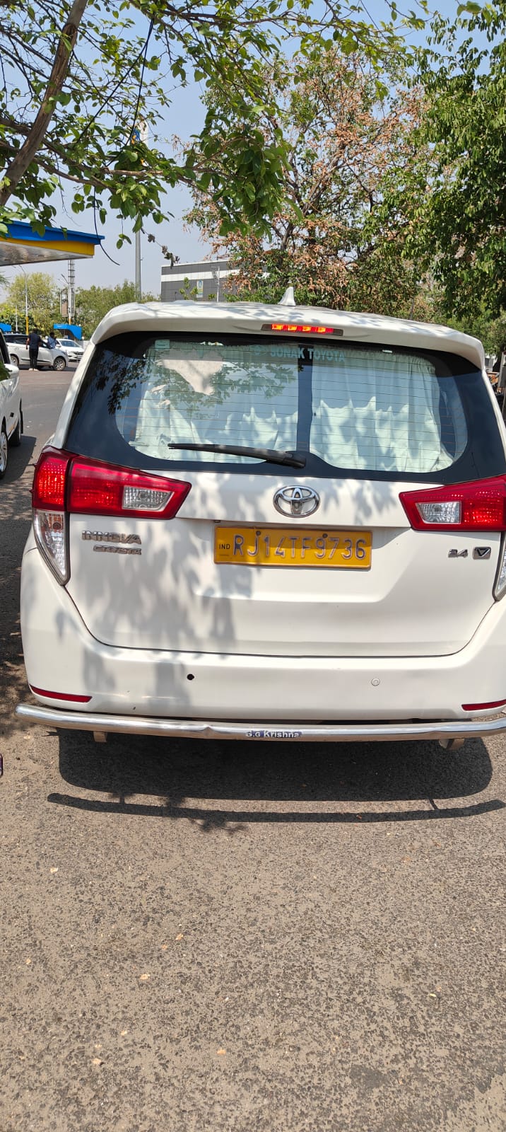 Innova Crysta rear view